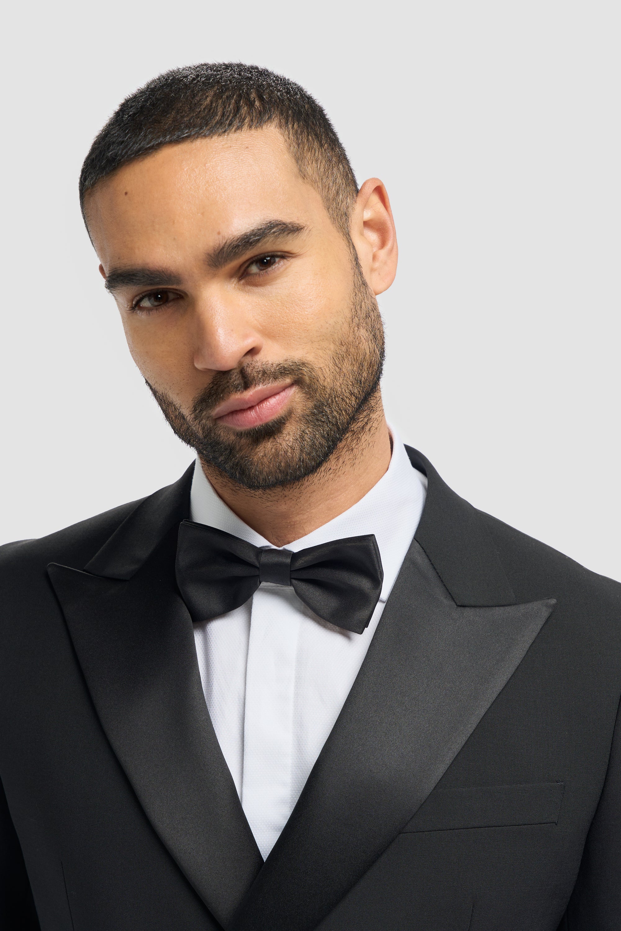 Aspen Black Double Breasted Two Piece Suit - Image 3