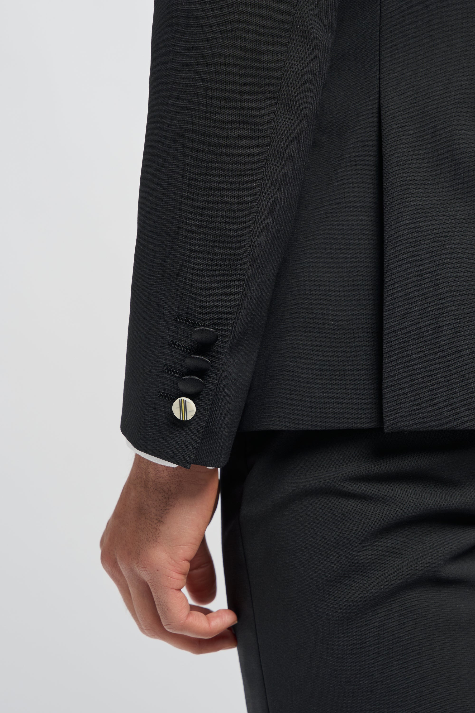 Aspen Black Double Breasted Two Piece Suit - Image 5