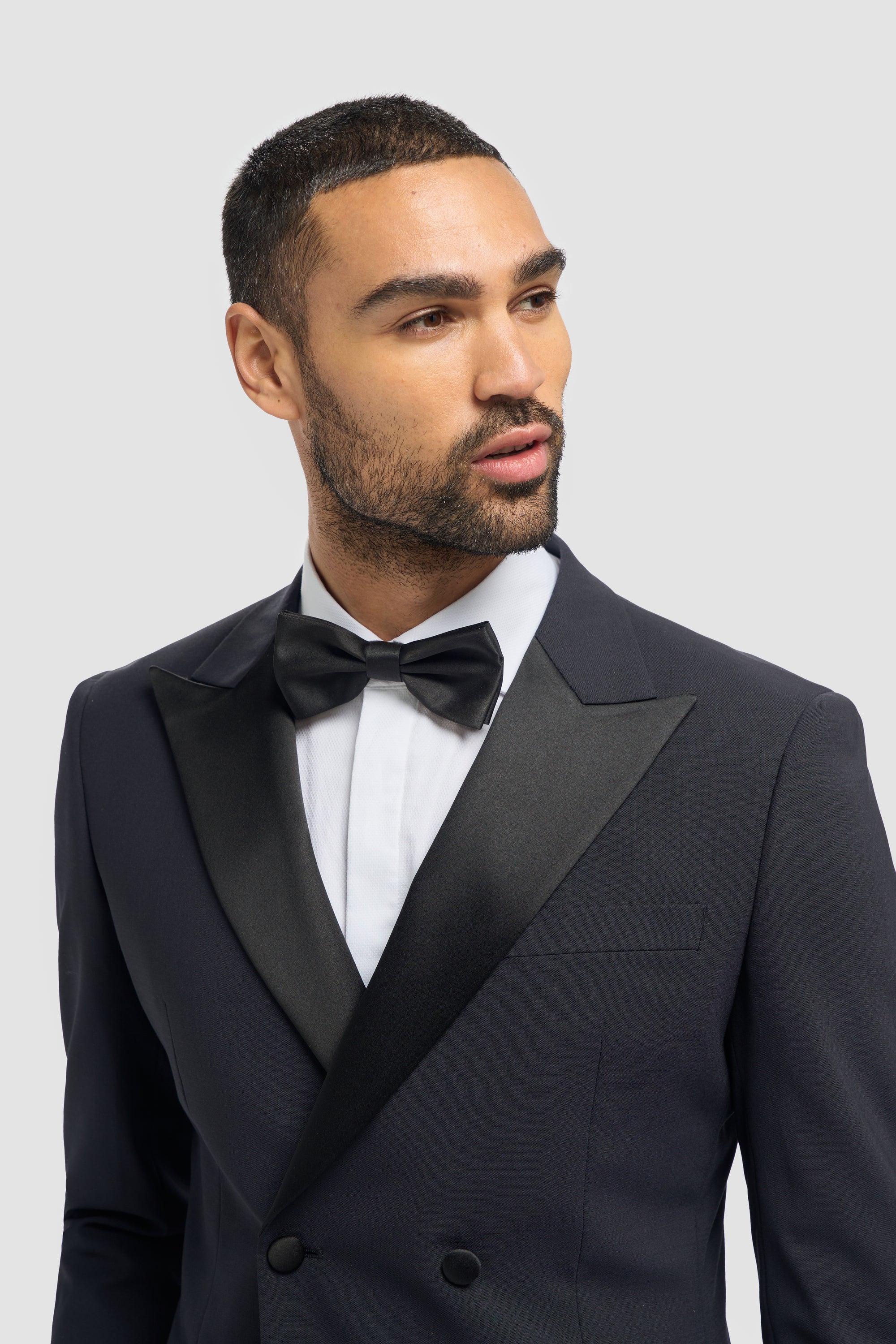 Aspen Midnight Navy Double Breasted Two Piece Suit - Image 3