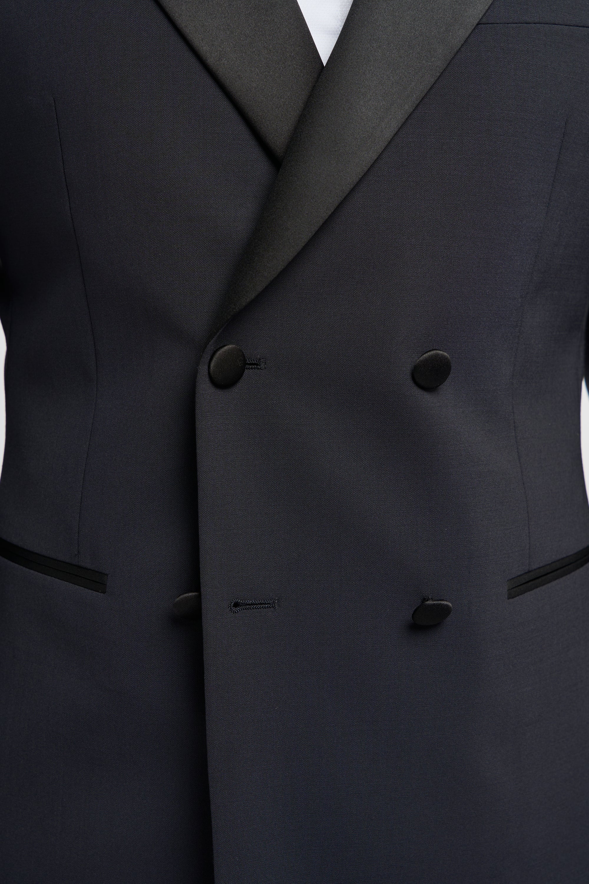 Aspen Midnight Navy Double Breasted Two Piece Suit - Image 4