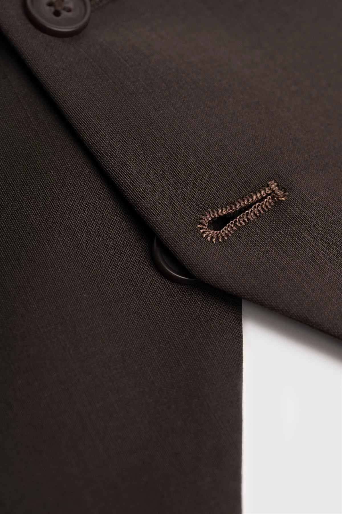 Bond Wool Rich Auburn Waistcoat - Image 5