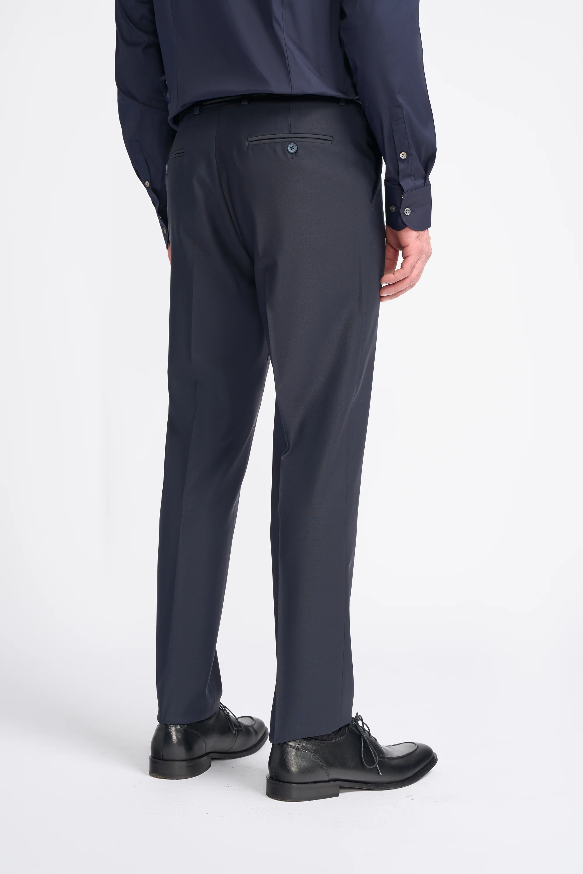 Bond Wool Rich Midnight Navy Three Piece Suit - Image 8