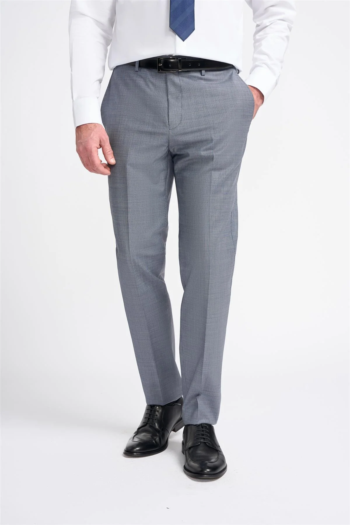 Bond Wool Rich Puppy Tooth Double Breasted Two Piece Suit - Image 4
