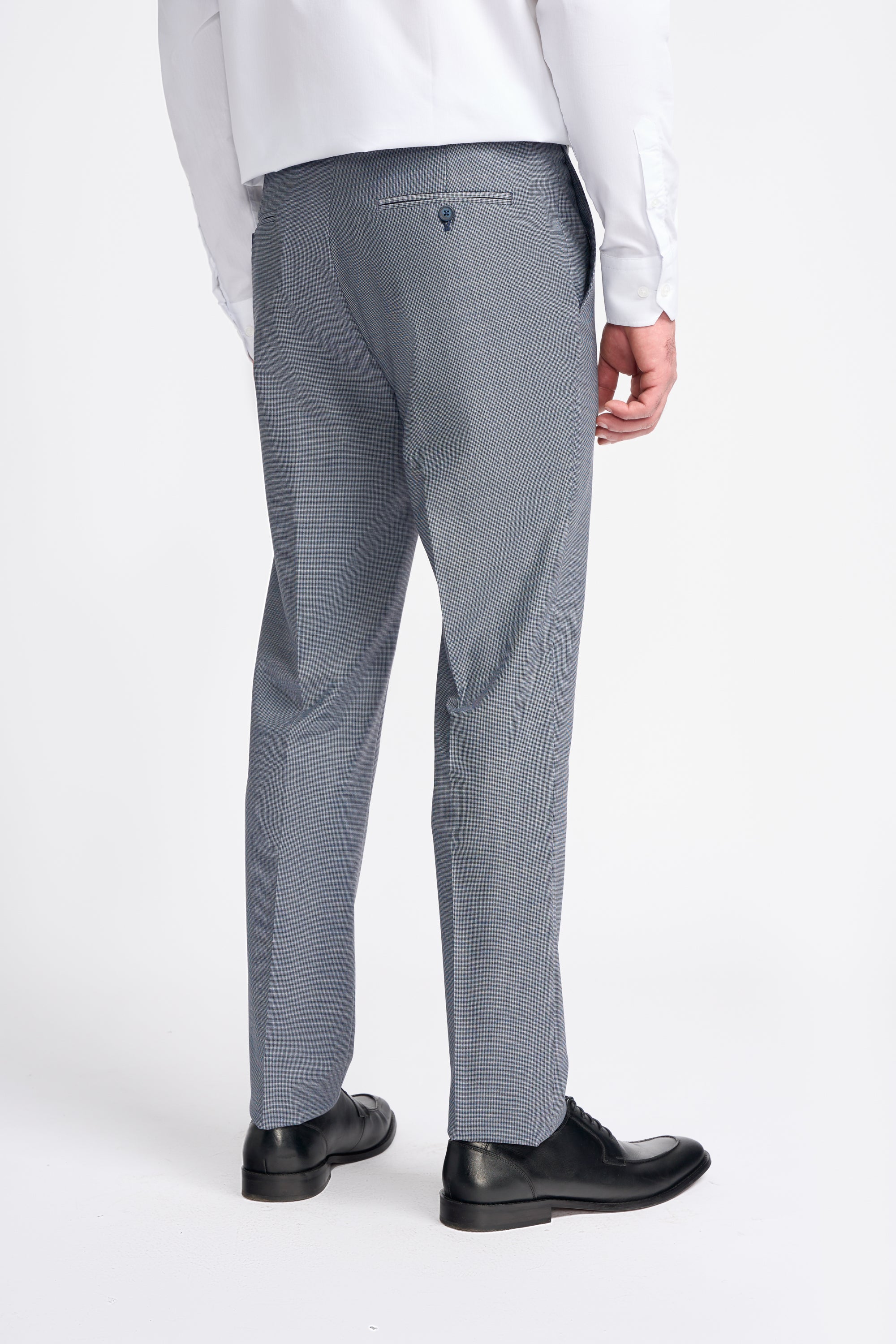 Bond Wool Rich Puppy Tooth Three Piece Suit - Image 10