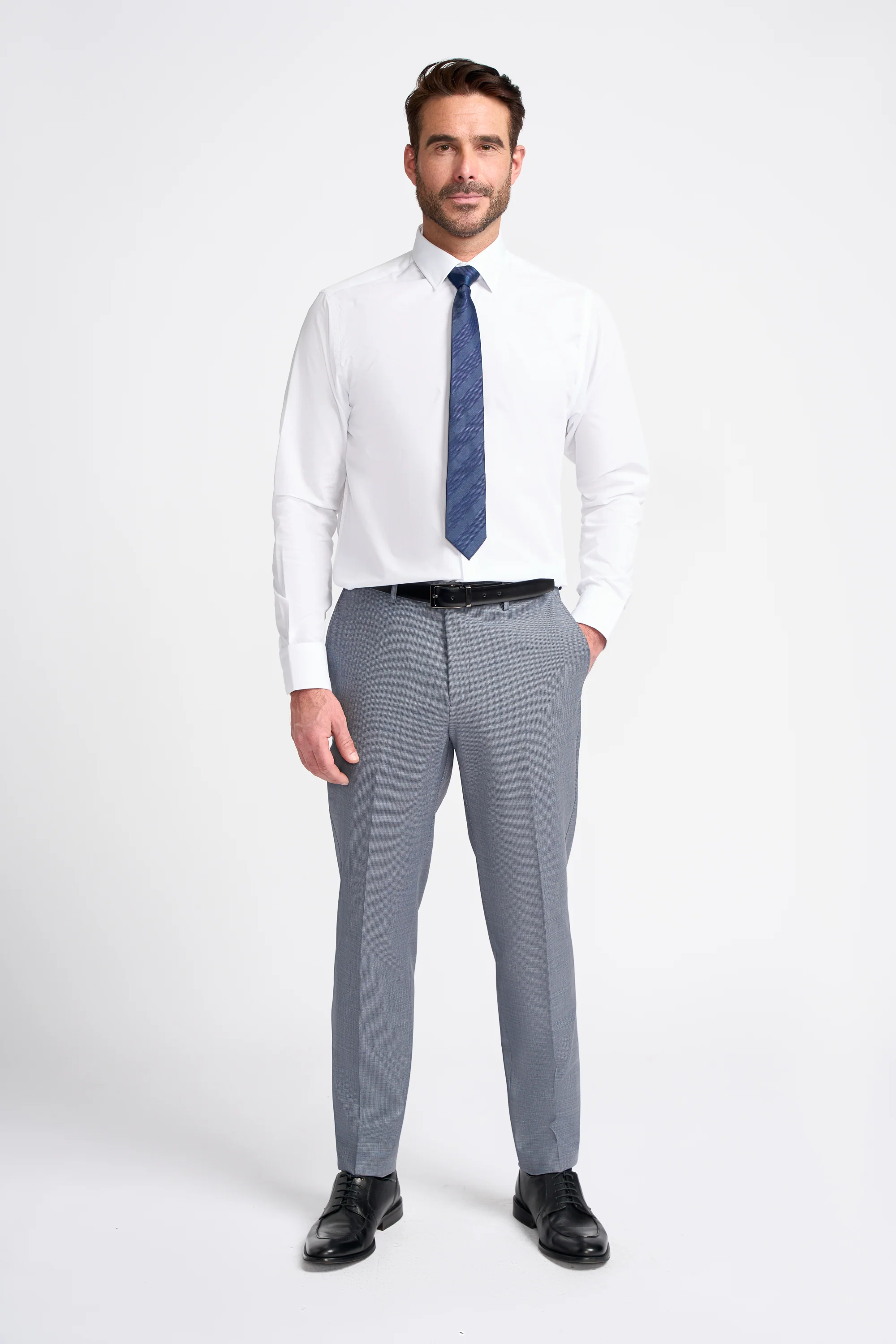 Bond Wool Rich Puppy Tooth Three Piece Suit - Image 8