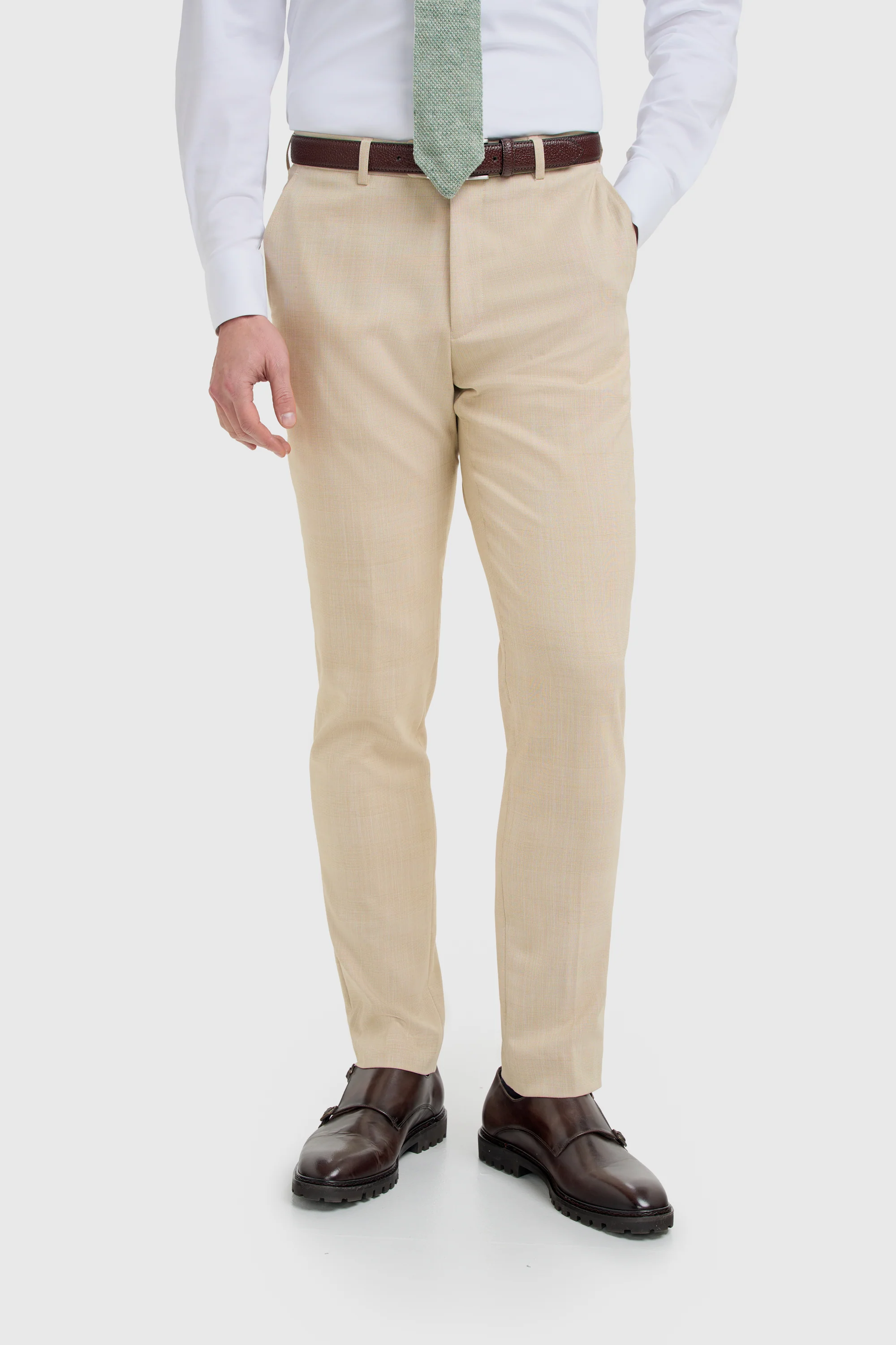 Camden Beige Three Piece Suit - Image 5