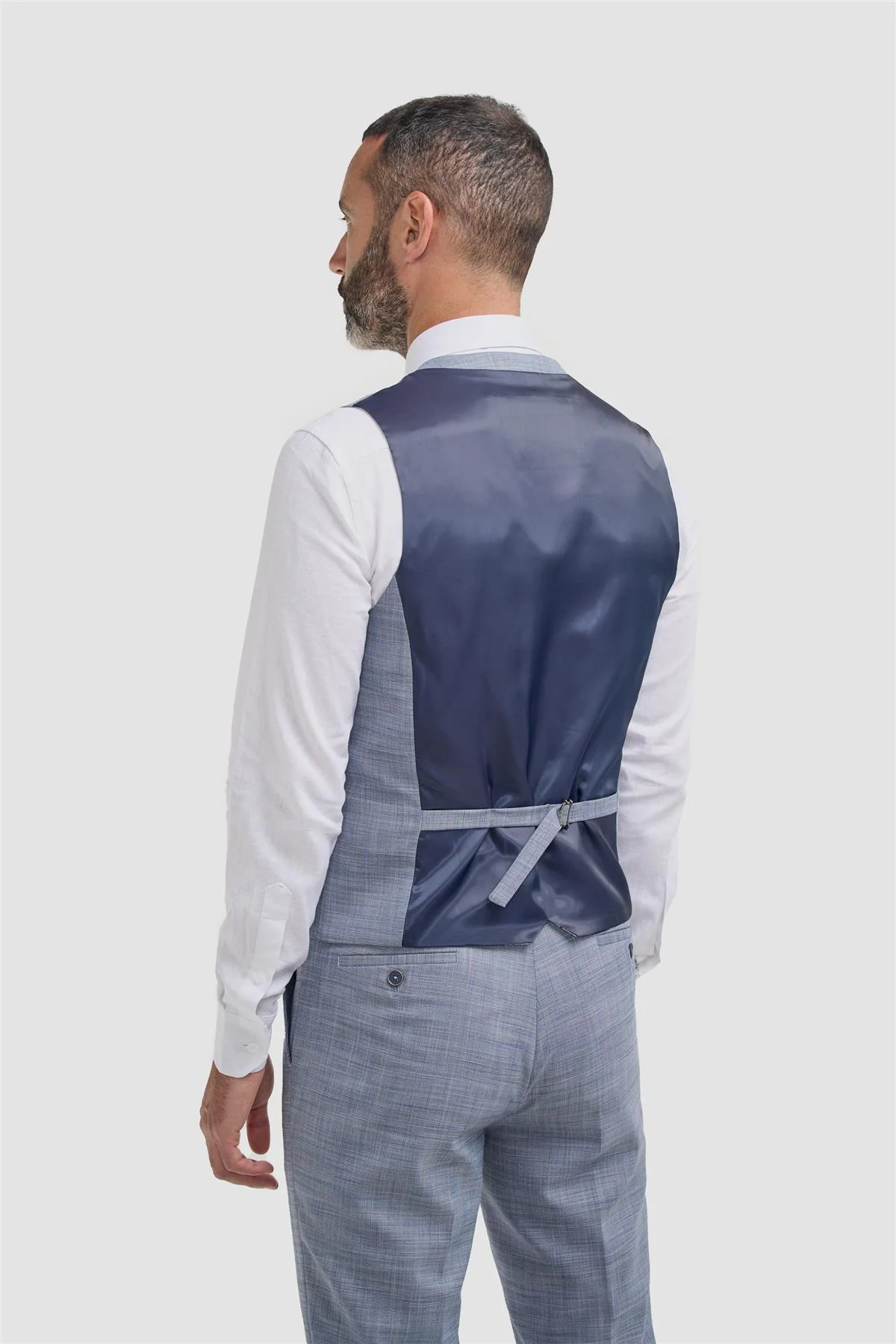 Camden Blue Waistcoat - Image 2