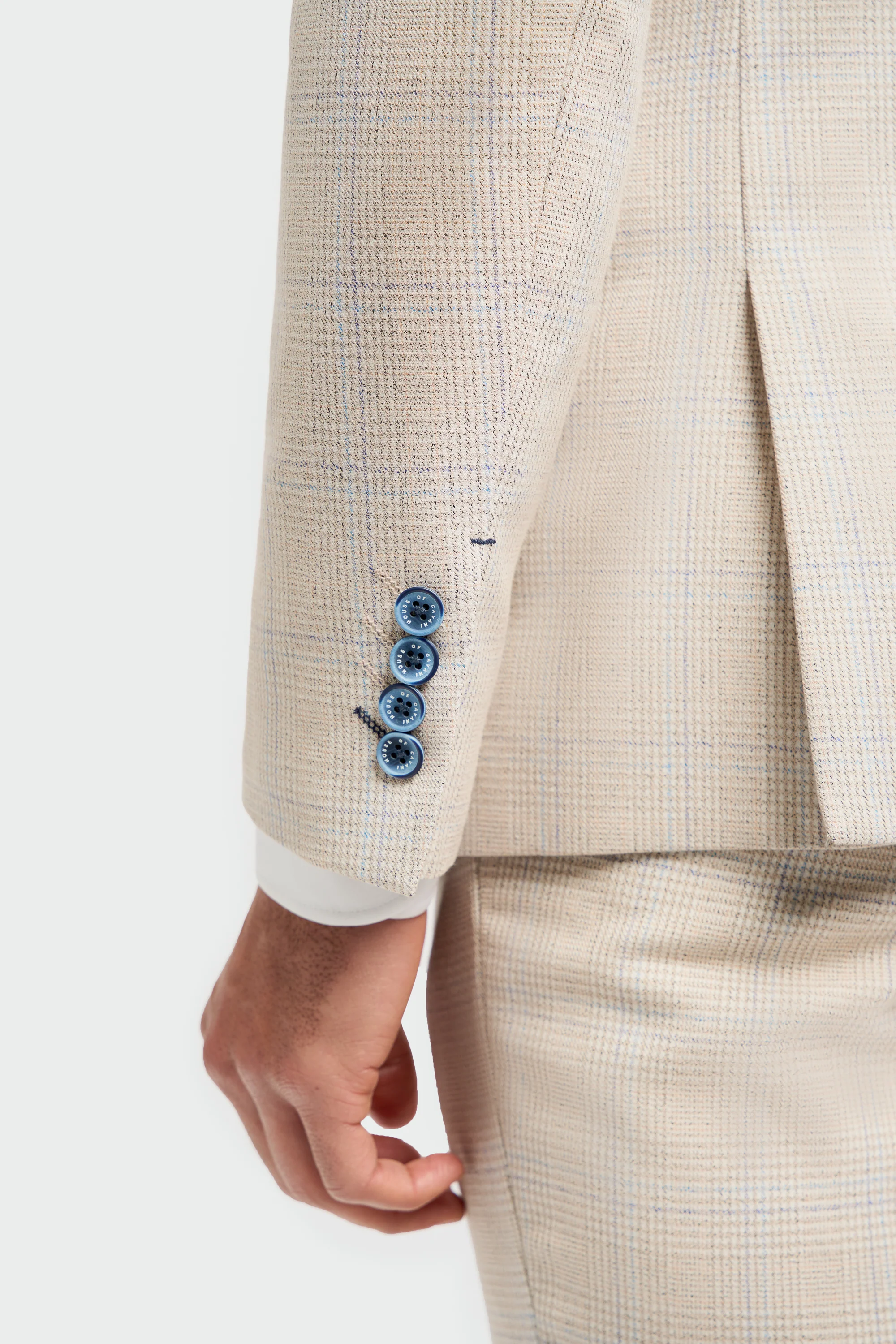 Caridi Beige Double Breasted Blazer - Image 5