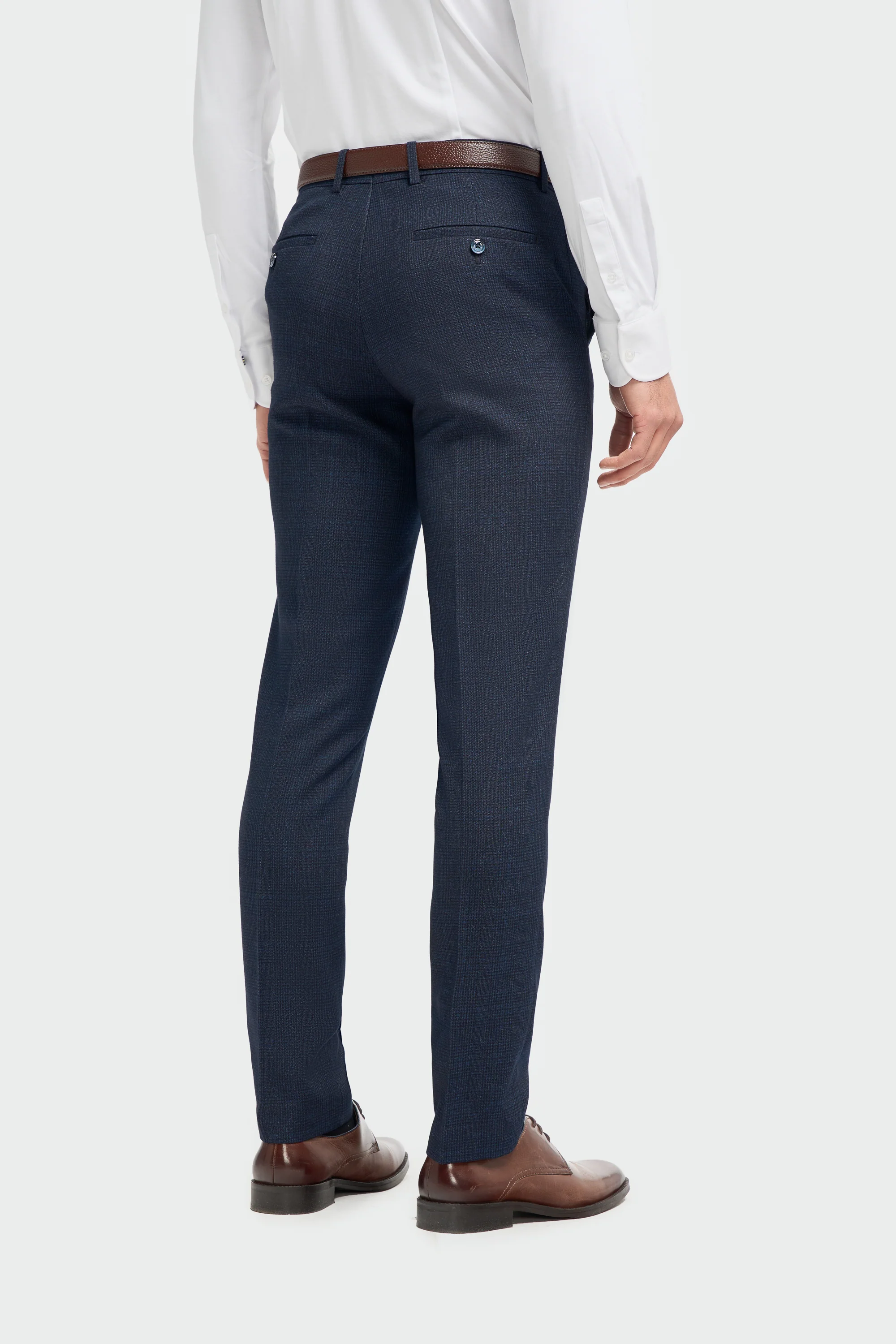 Caridi Navy Double Breasted Two Piece Suit - Image 7