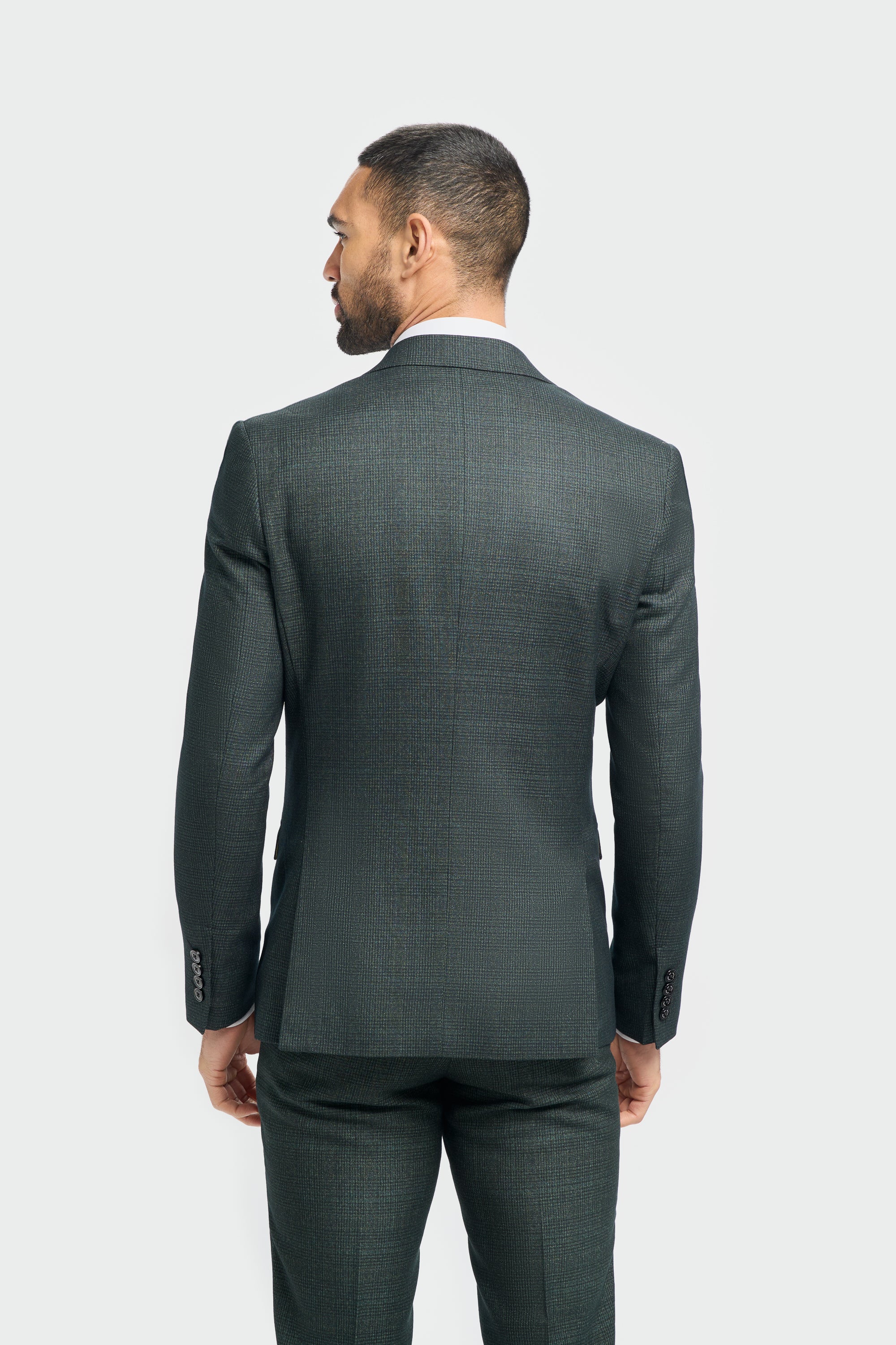 Caridi Olive Double Breasted Blazer - Image 4