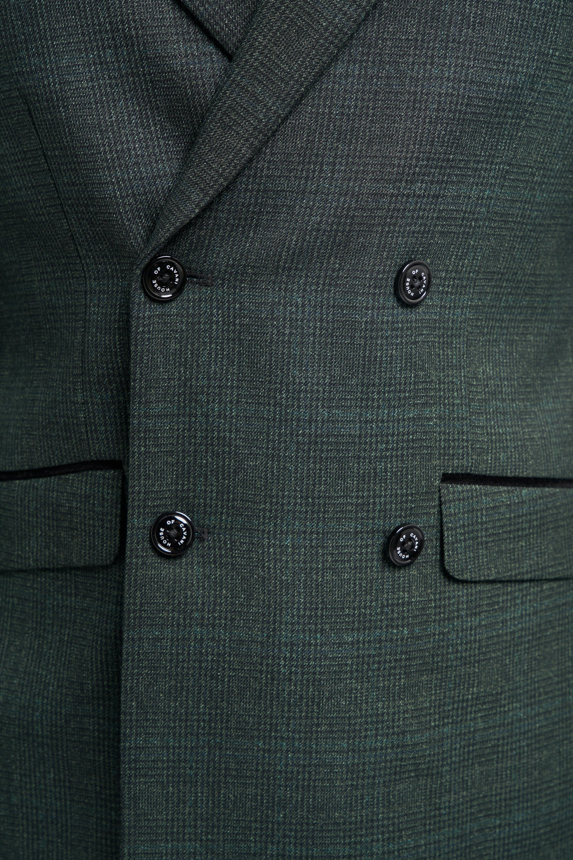 Caridi Olive Double Breasted Blazer - Image 6