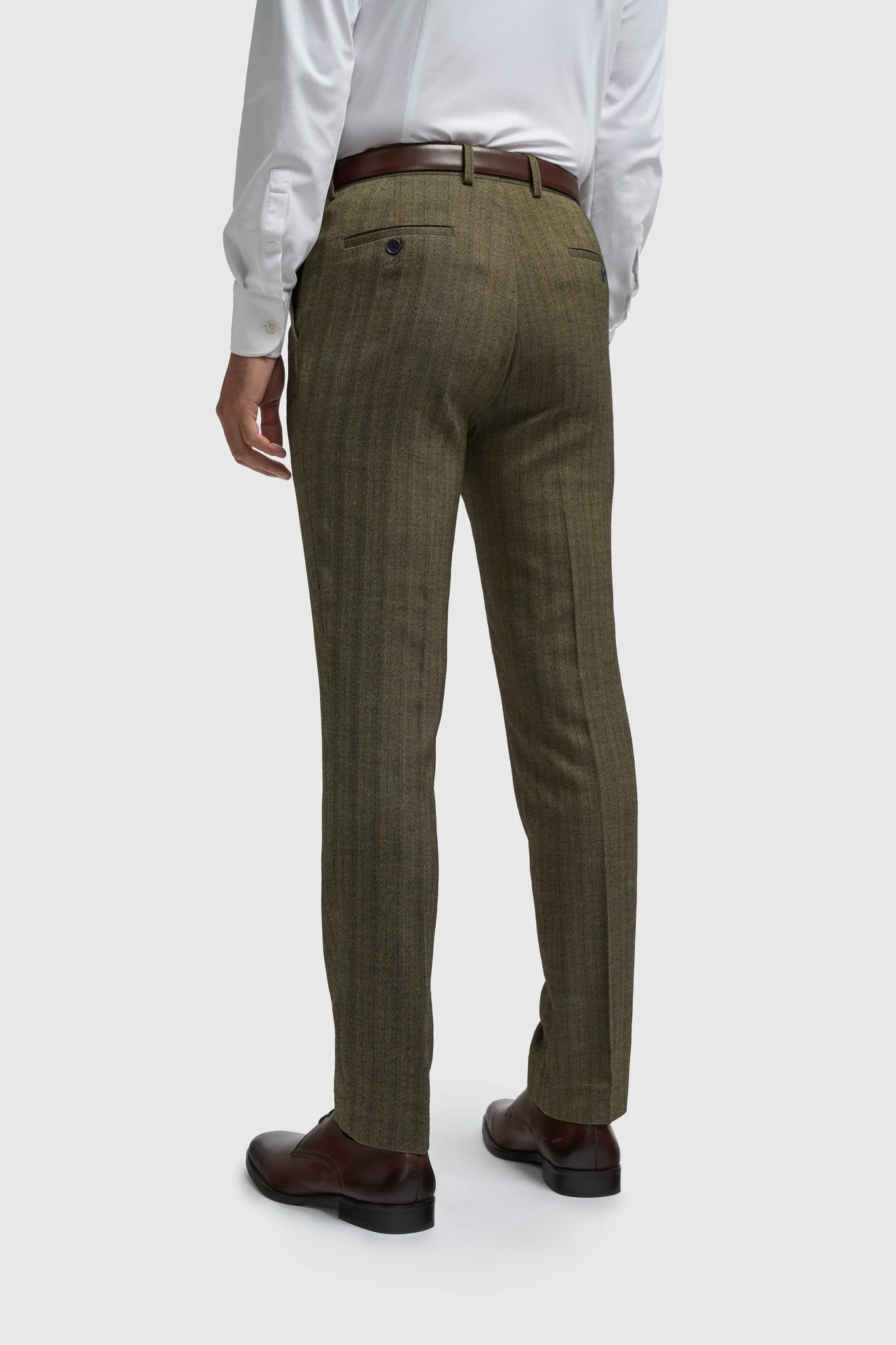Damon Three Piece Suit with Single Breasted Waistcoat - Image 6