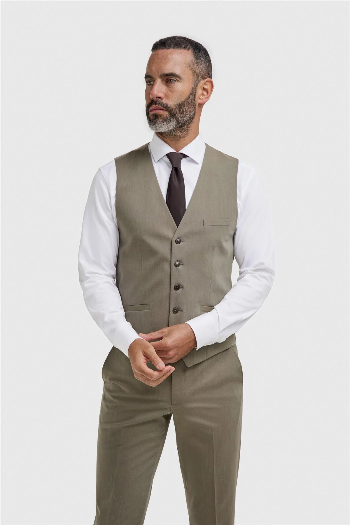 Donatella Sage Three Piece Suit - Image 4