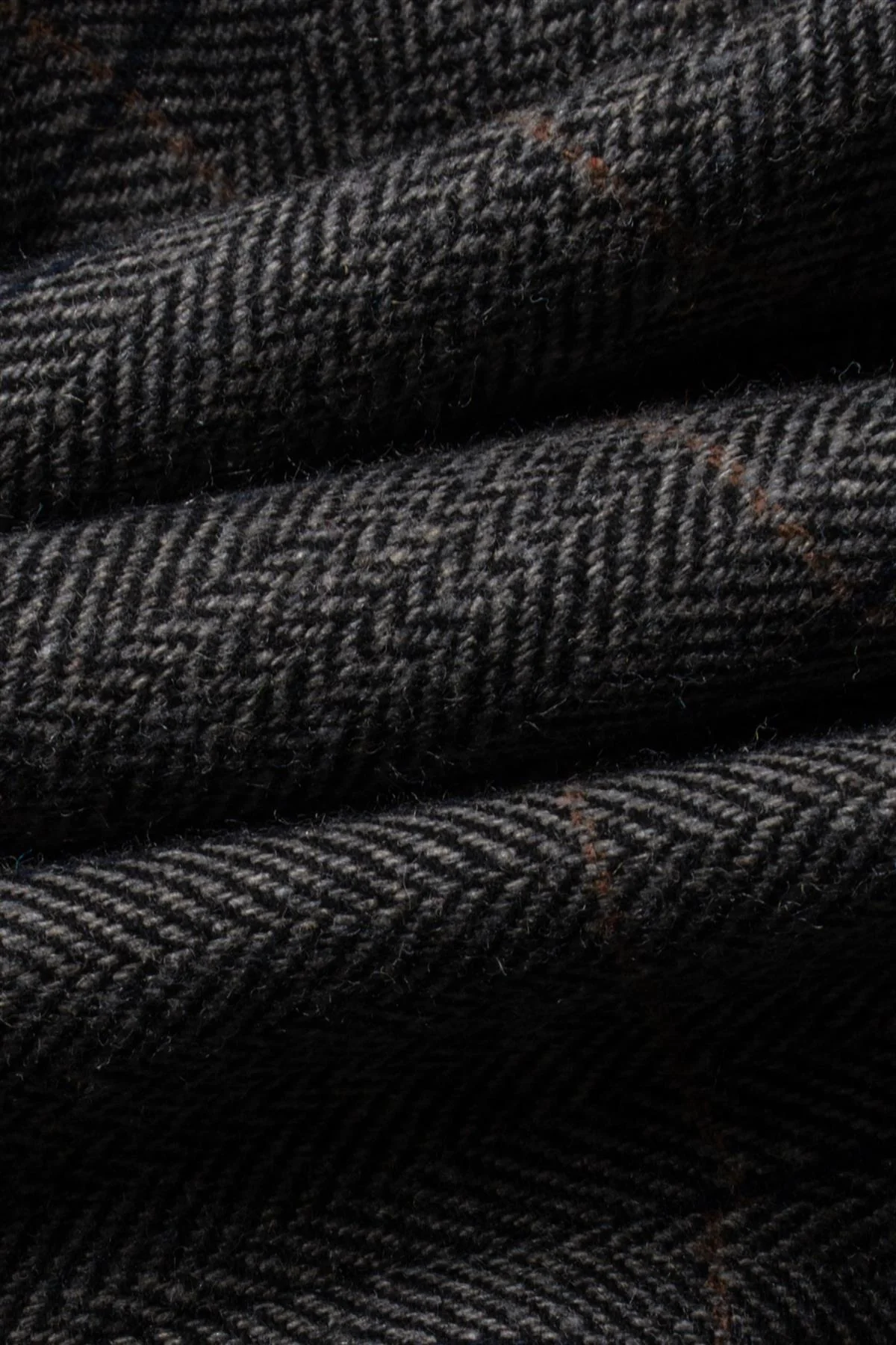 Grey Tweed Check Trousers - Image 4