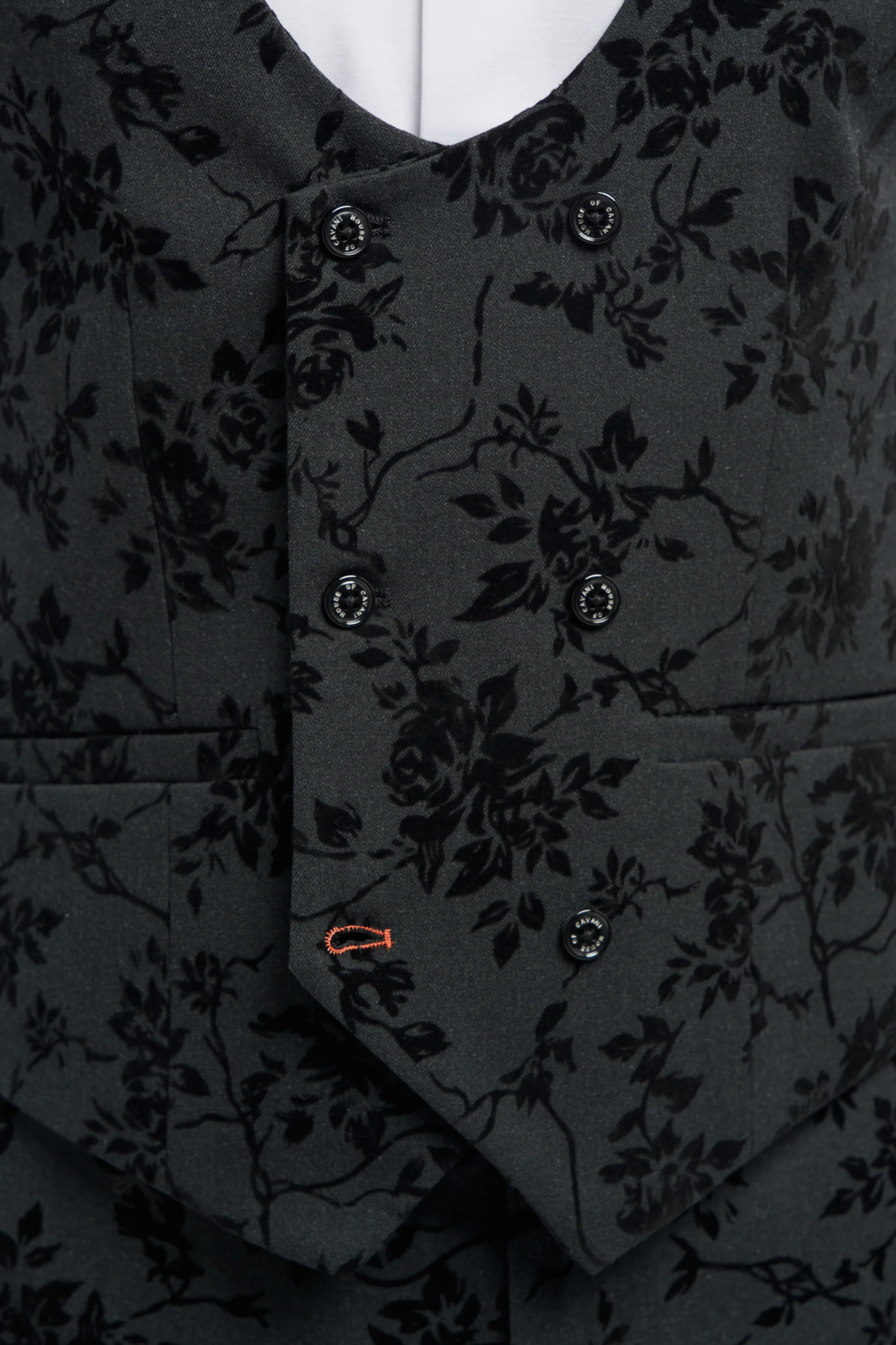 Georgi Floral Double Breasted Waistcoat - Image 4