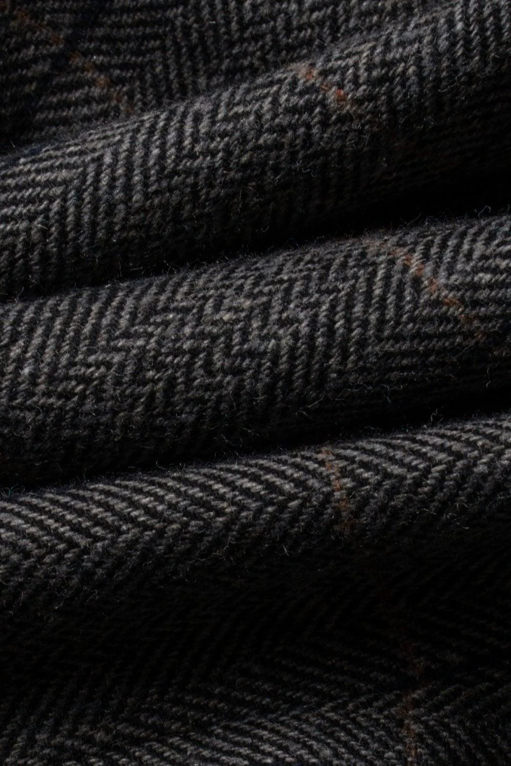 Grey Tweed Check Waistcoat - Image 6