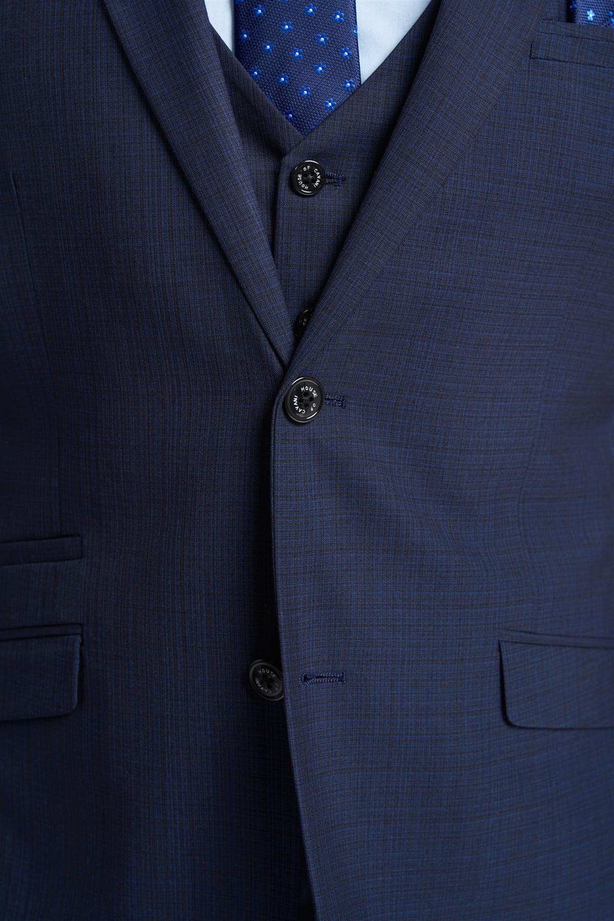 Navy Plain Blazer - Image 5