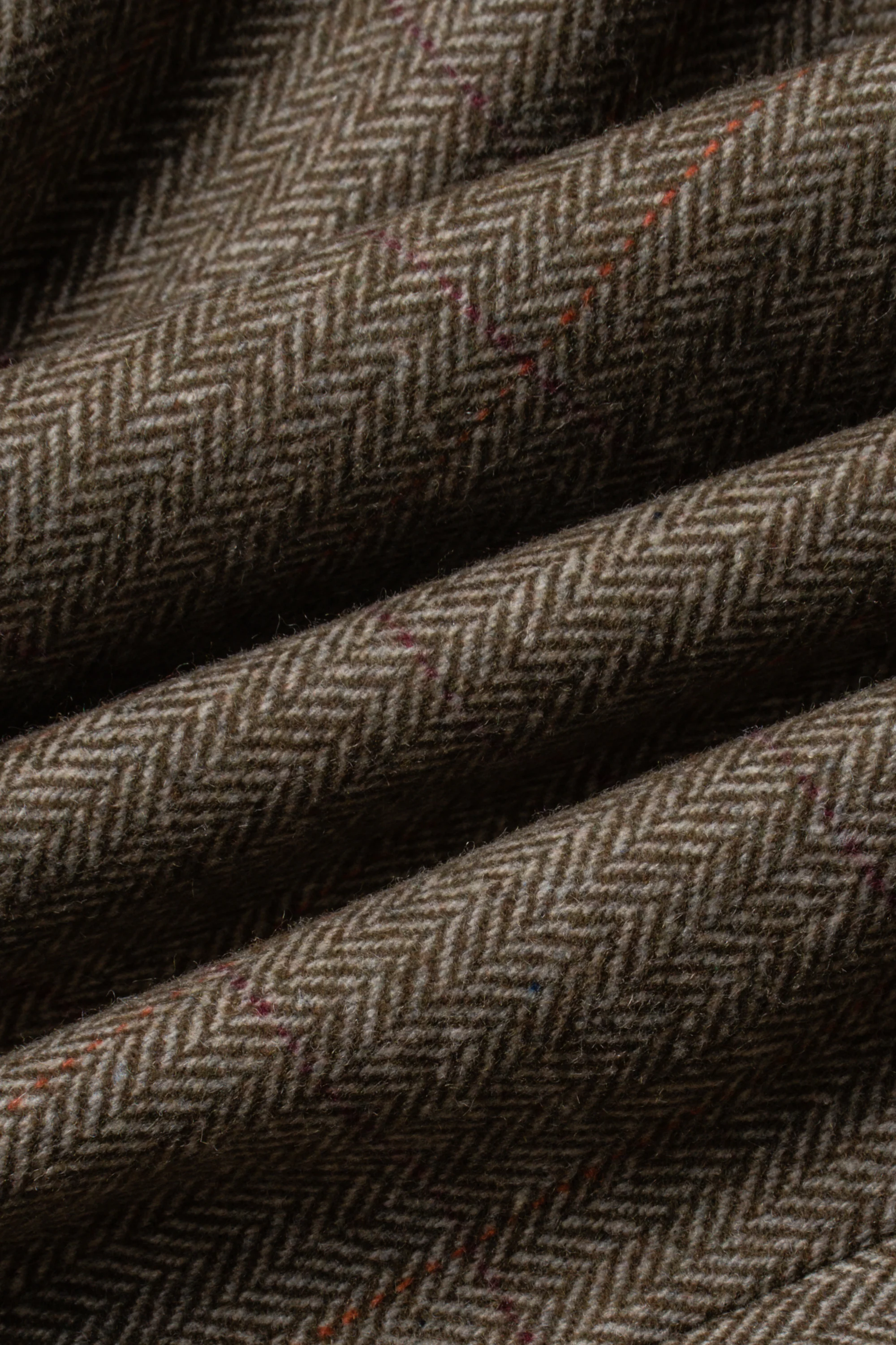 Sage Tweed Check Trousers - Image 4