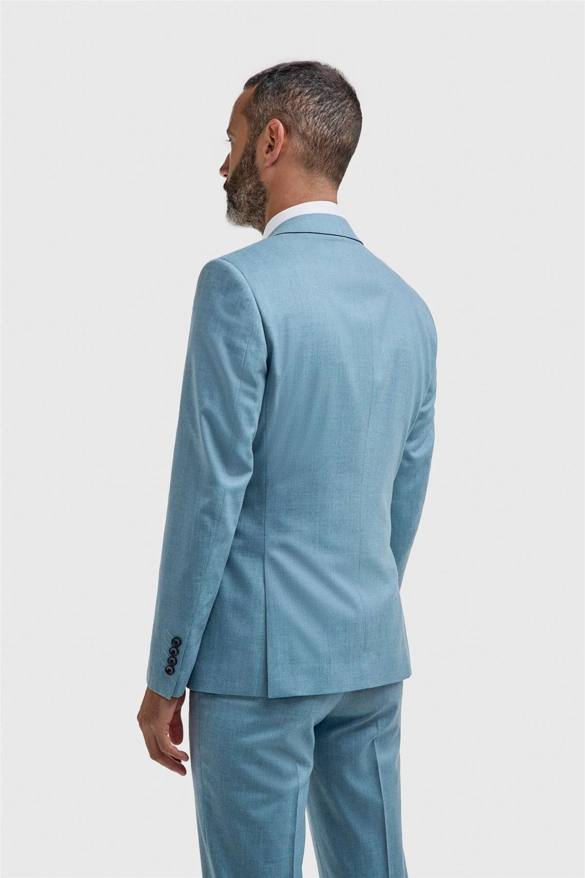 James Marine Super 130s Wool Three Piece Suit - Image 3