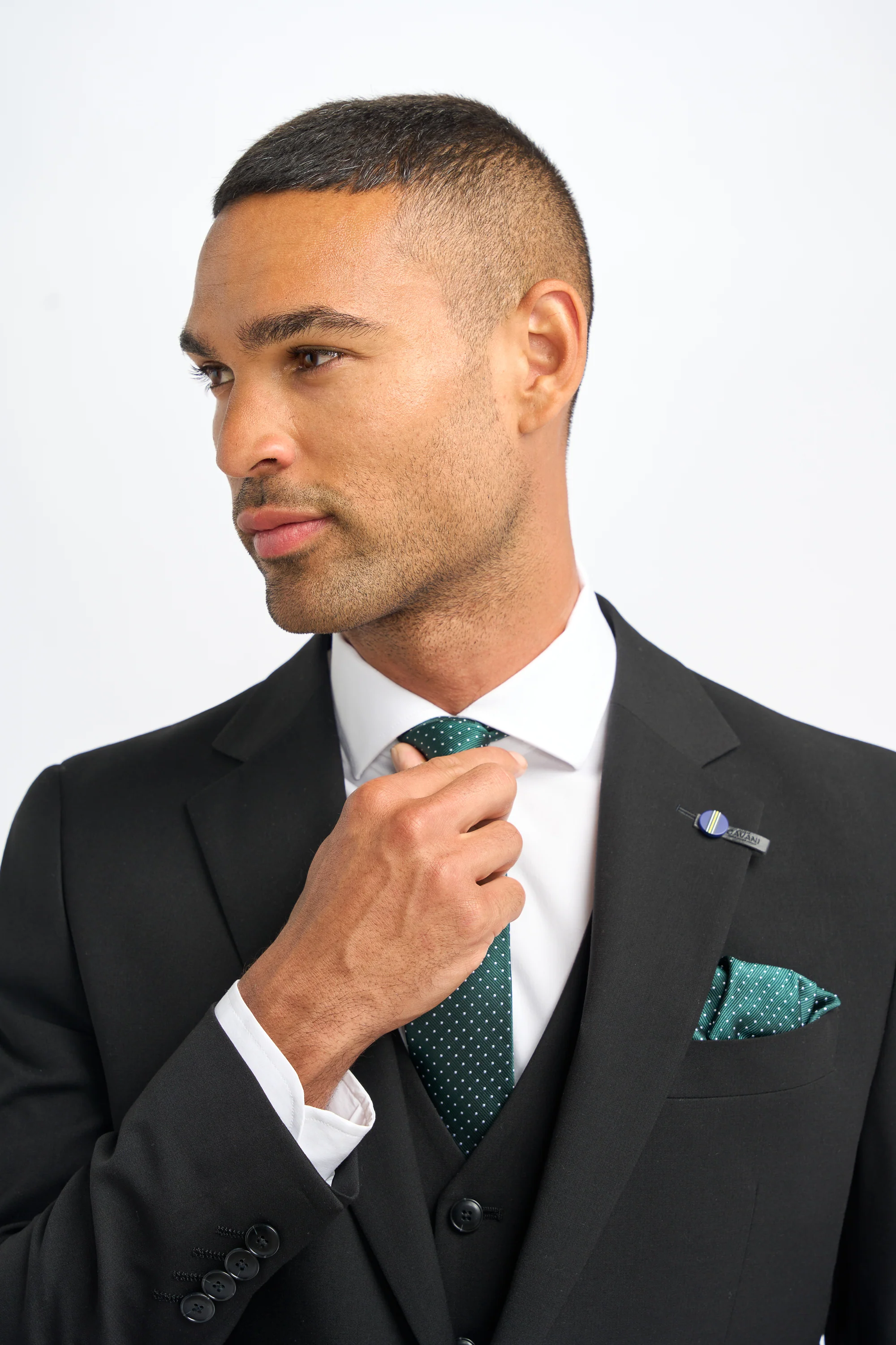 Malibu Black Three Piece Suit - Image 3