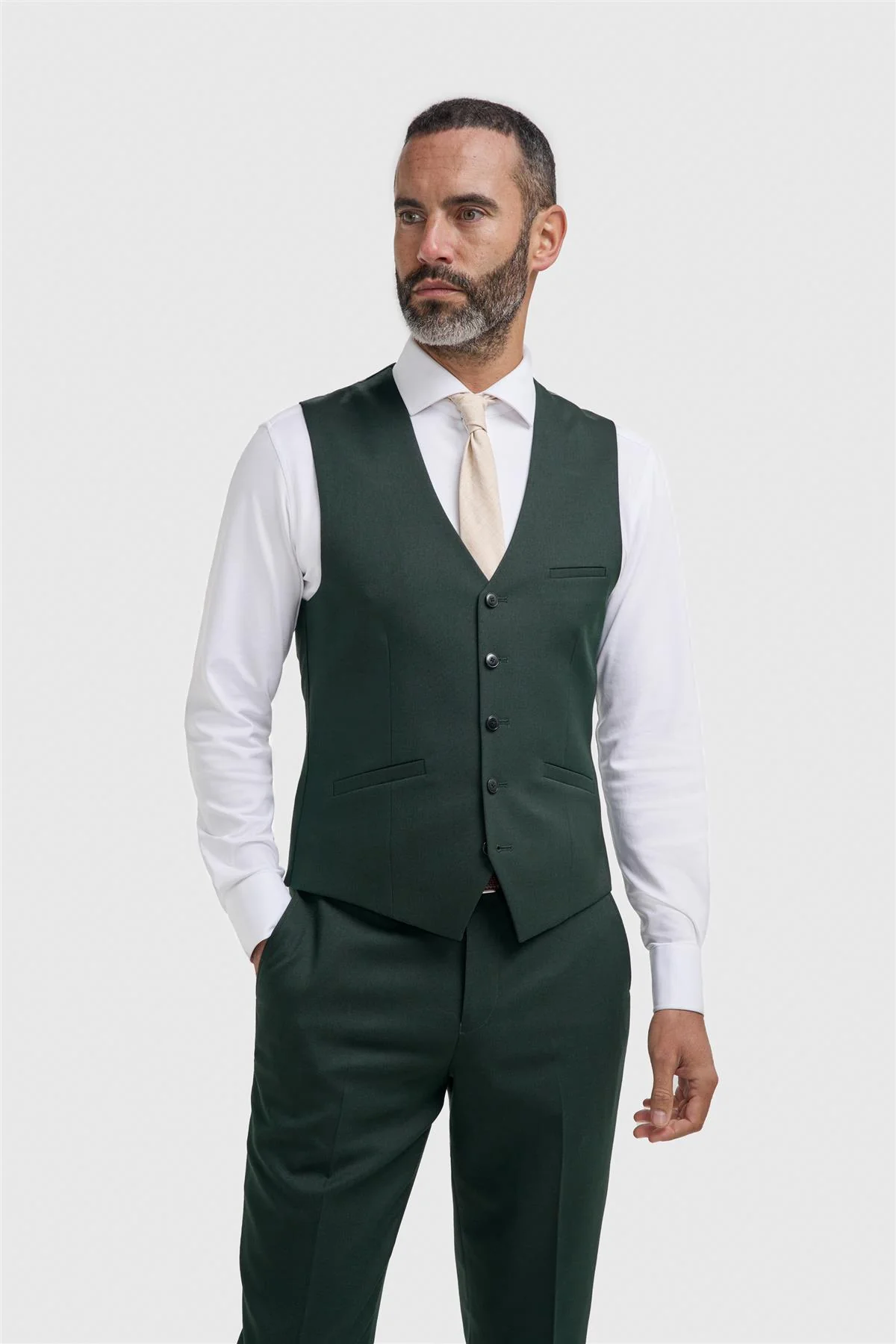 Malibu Forest Green Waistcoat