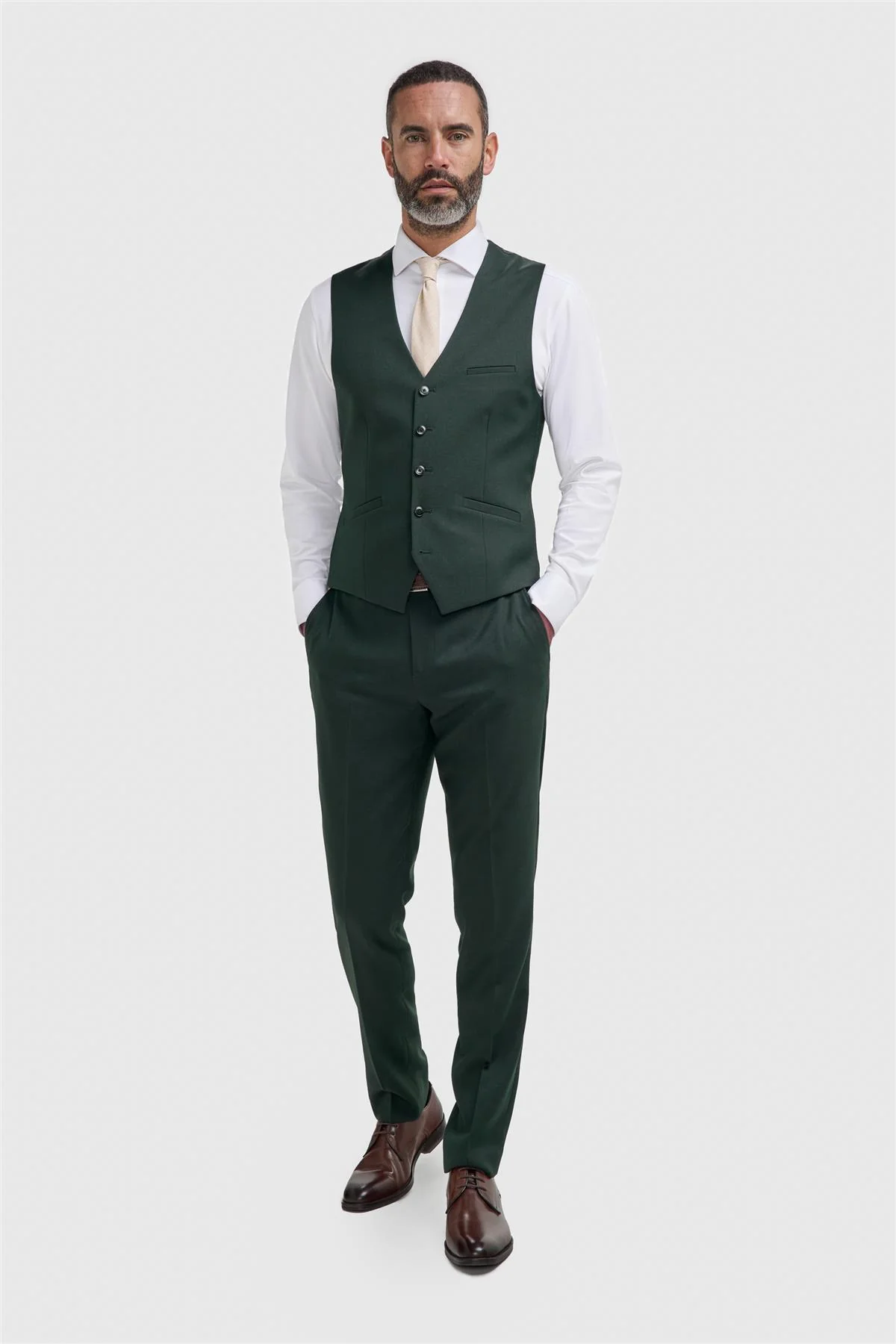 Malibu Forest Green Waistcoat - Image 2