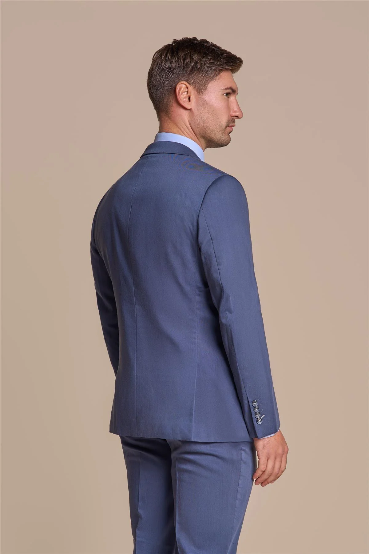 Teal Plain Blazer - Image 3