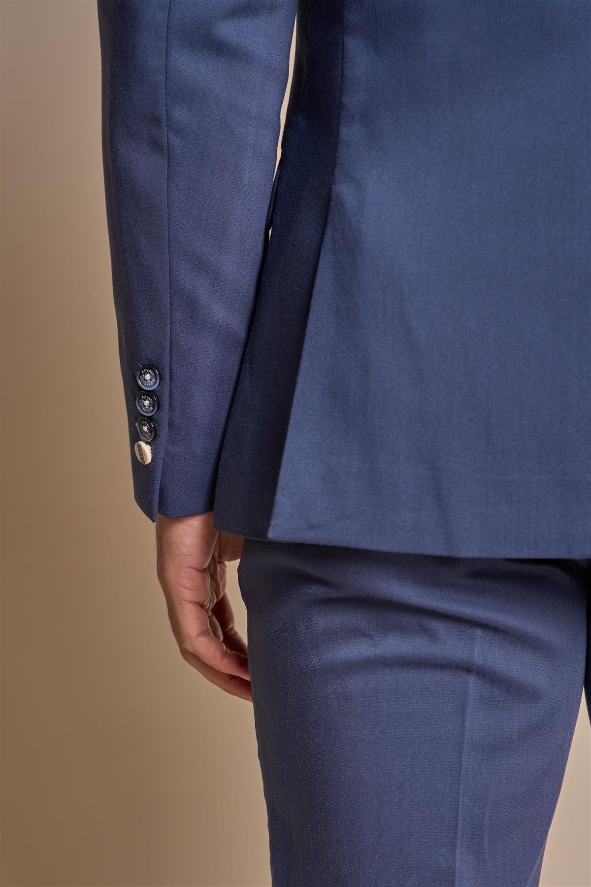 Teal Plain Blazer - Image 4
