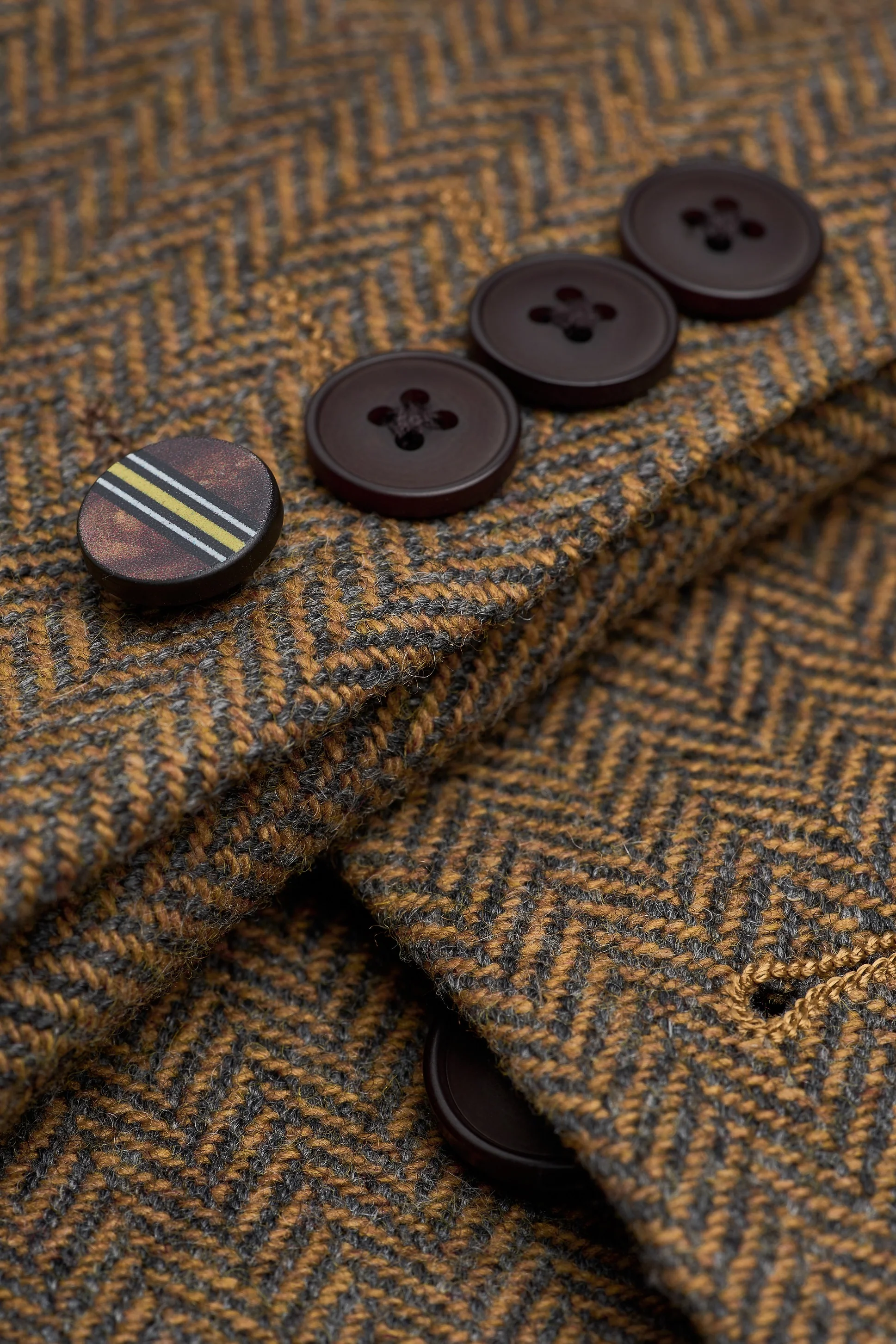 Thomas Brown Tweed Three Piece Suit - Image 7
