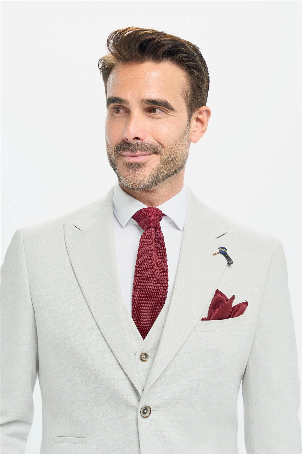 Tropez Slate Three Piece Suit - Image 3